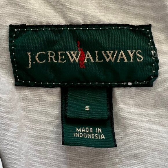 J. Crew Unisex 1989 Side-Zip Cotton Anorak Size Small - Picture 5 of 5